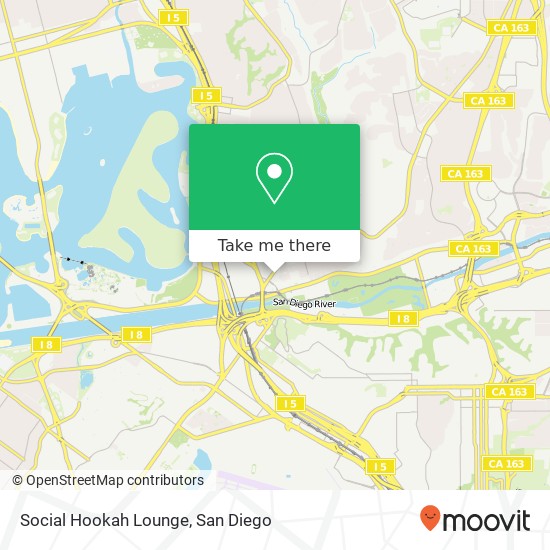 Mapa de Social Hookah Lounge