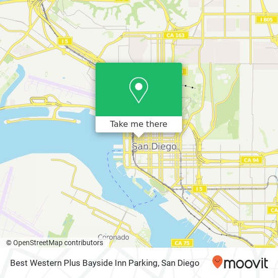 Best Western Plus Bayside Inn Parking map
