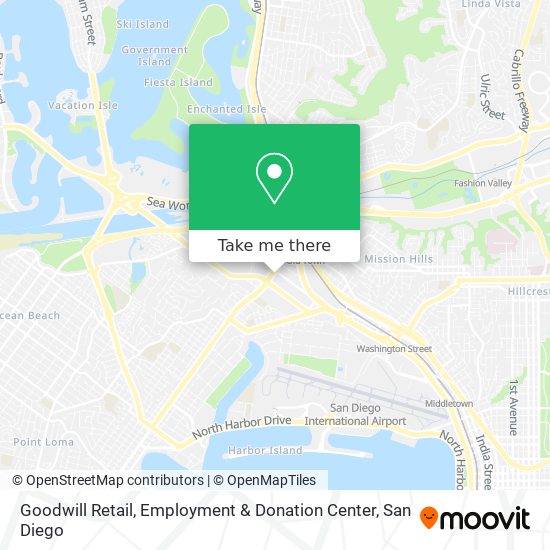 Goodwill Retail, Employment & Donation Center map