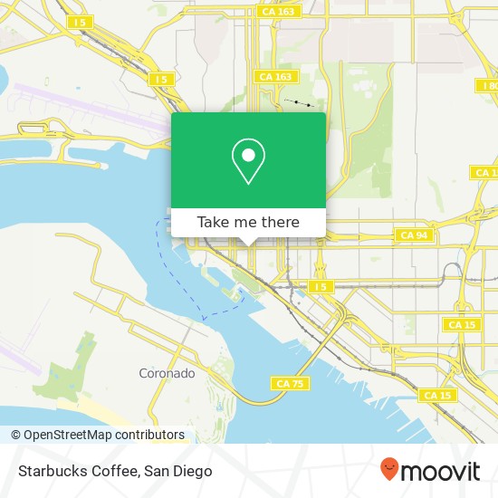 Mapa de Starbucks Coffee