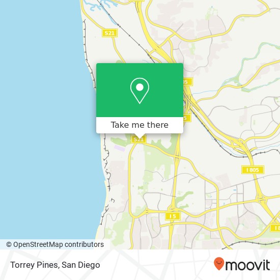 Torrey Pines map