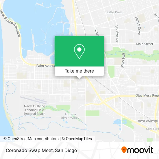 Mapa de Coronado Swap Meet