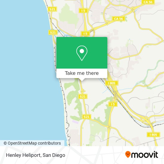 Henley Heliport map