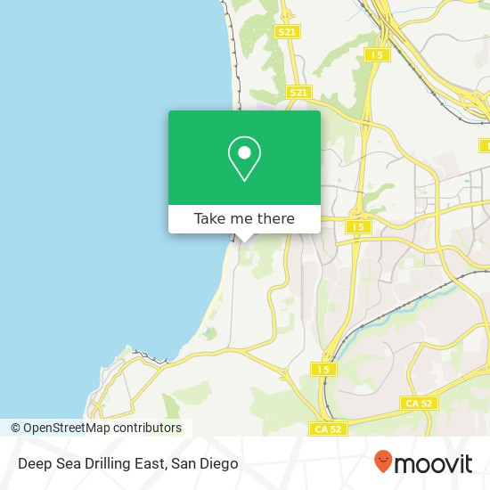 Deep Sea Drilling East map