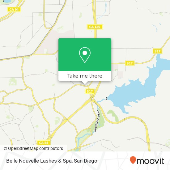 Mapa de Belle Nouvelle Lashes & Spa