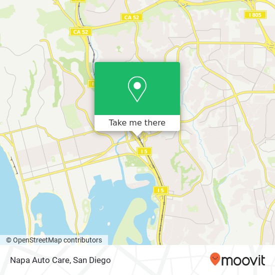 Napa Auto Care map