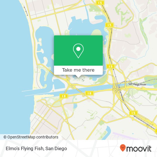 Elmo's Flying Fish map