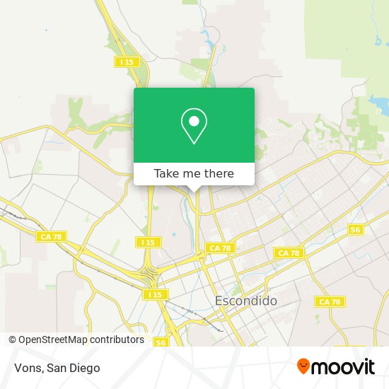 Vons map