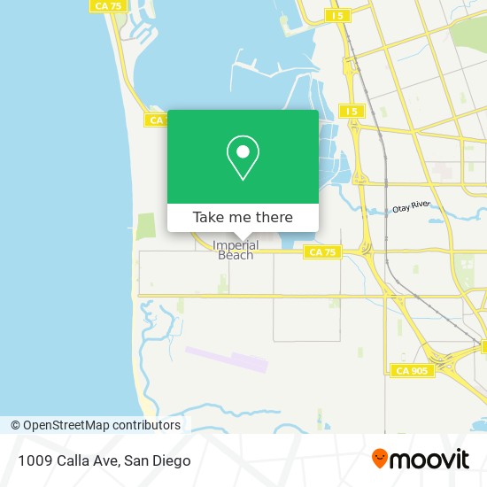 Mapa de 1009 Calla Ave