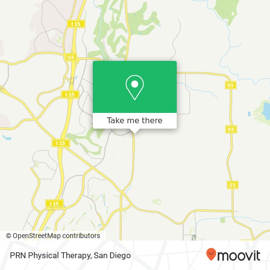 PRN Physical Therapy map