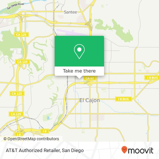 AT&T Authorized Retailer map