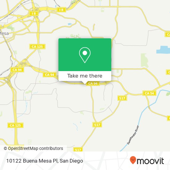 10122 Buena Mesa Pl map