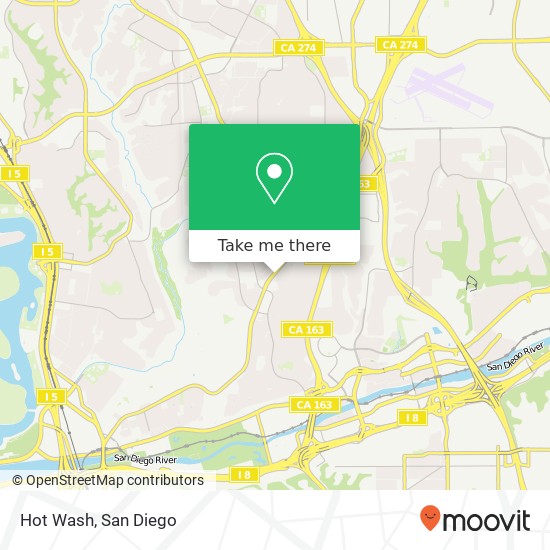 Mapa de Hot Wash