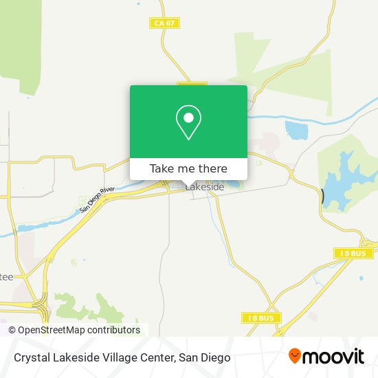 Mapa de Crystal Lakeside Village Center