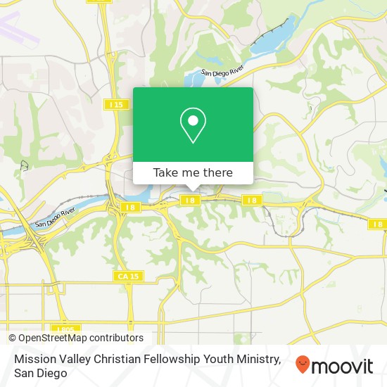 Mapa de Mission Valley Christian Fellowship Youth Ministry