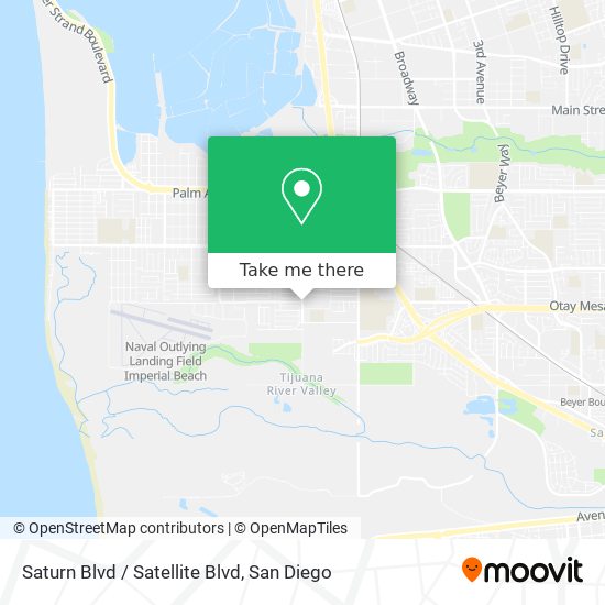 Mapa de Saturn Blvd / Satellite Blvd