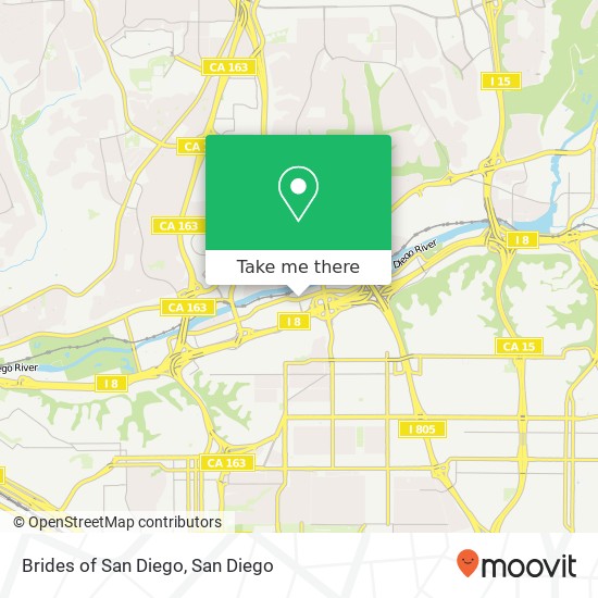 Mapa de Brides of San Diego