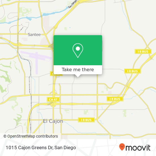 1015 Cajon Greens Dr map