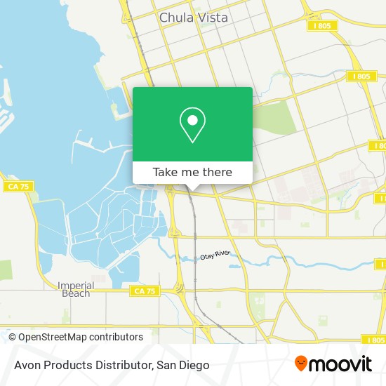 Avon Products Distributor map