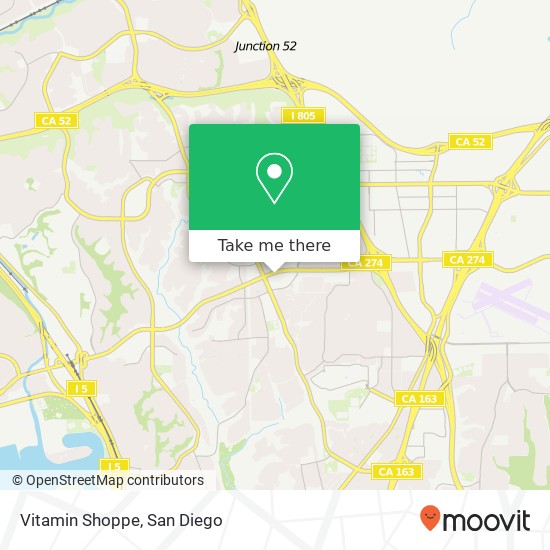 Mapa de Vitamin Shoppe