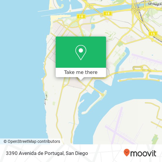 3390 Avenida de Portugal map