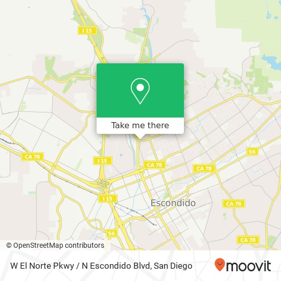 W El Norte Pkwy / N Escondido Blvd map