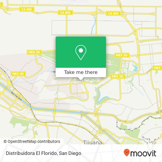 Cómo llegar a Distribuidora El Florido en San Diego en Autobús o Tranvía?