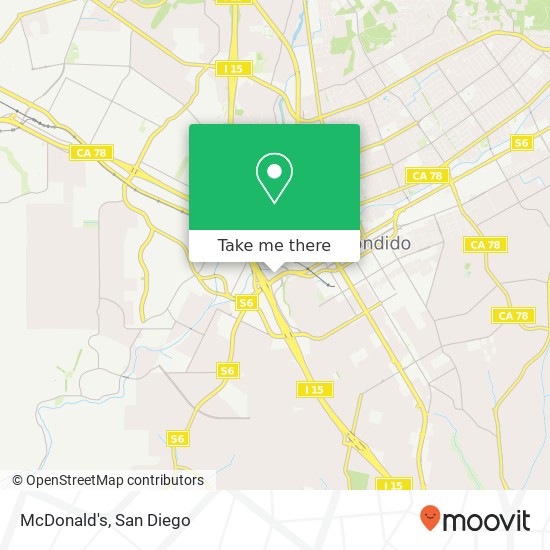 McDonald's map