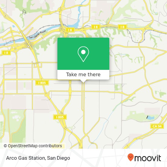 Arco Gas Station map