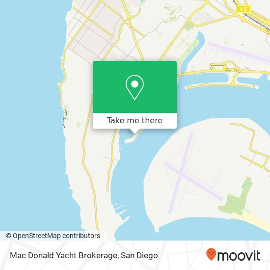 Mapa de Mac Donald Yacht Brokerage