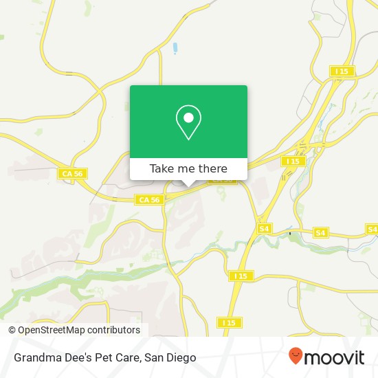 Grandma Dee's Pet Care map