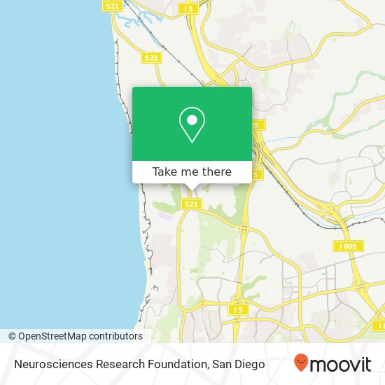 Neurosciences Research Foundation map