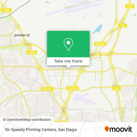 Sir Speedy Printing Centers map