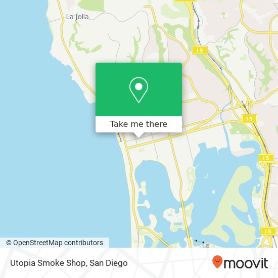 Mapa de Utopia Smoke Shop