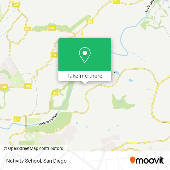 Nativity School map