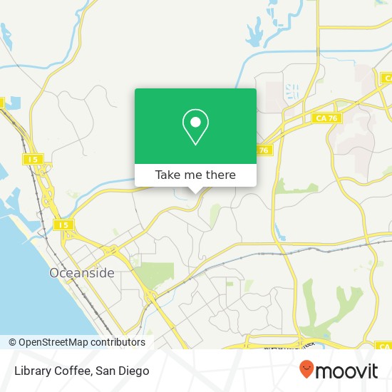 Library Coffee map