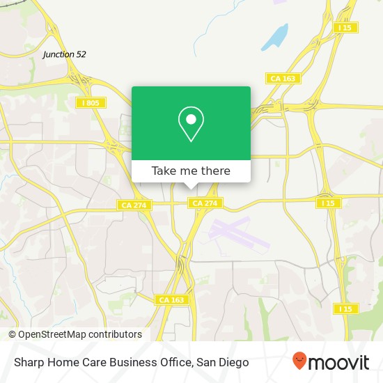 Mapa de Sharp Home Care Business Office