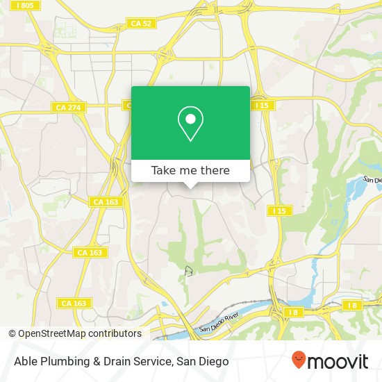 Able Plumbing & Drain Service map