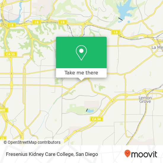 Fresenius Kidney Care College map