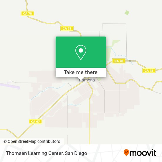 Thomsen Learning Center map