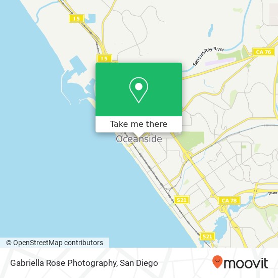 Gabriella Rose Photography map