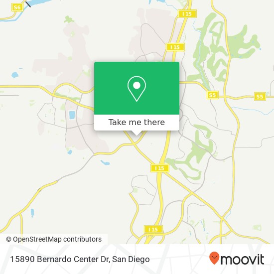 15890 Bernardo Center Dr map
