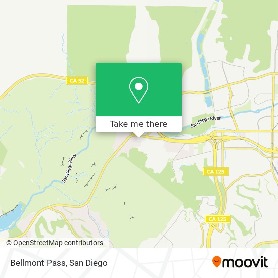 Bellmont Pass map