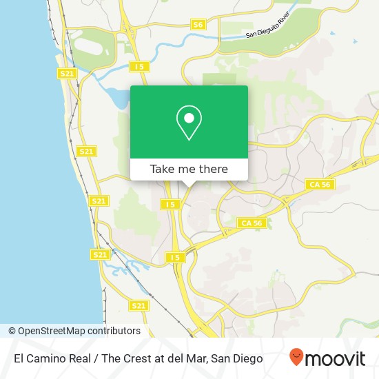 Mapa de El Camino Real / The Crest at del Mar