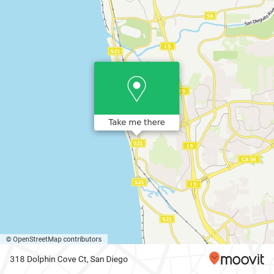 Mapa de 318 Dolphin Cove Ct