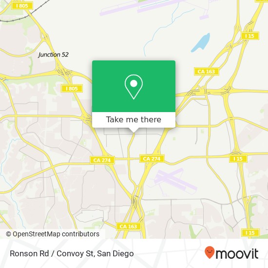 Mapa de Ronson Rd / Convoy St