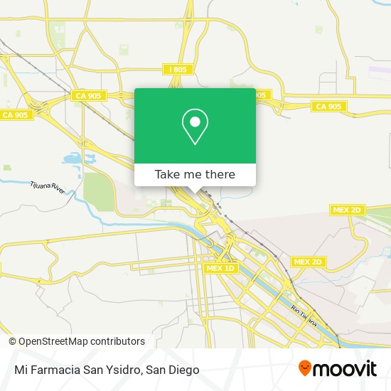 Mi Farmacia San Ysidro map