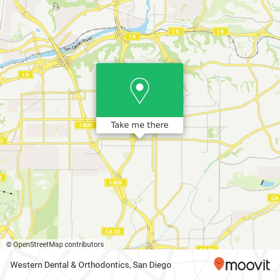Mapa de Western Dental & Orthodontics
