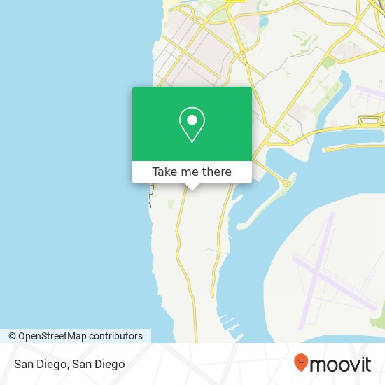 San Diego map