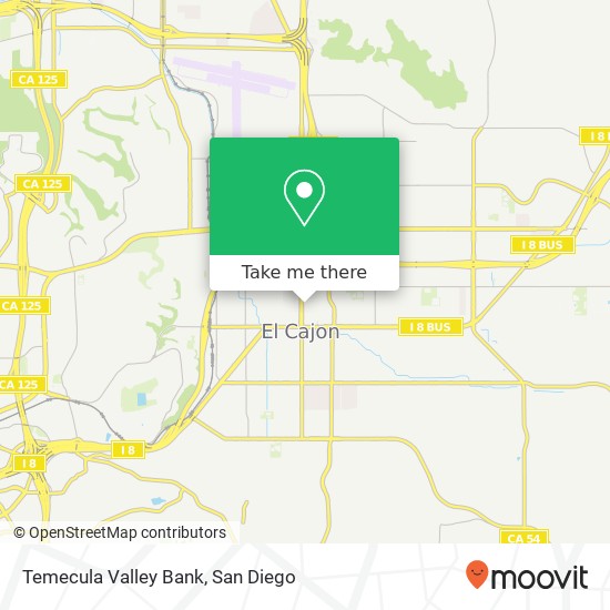 Temecula Valley Bank map